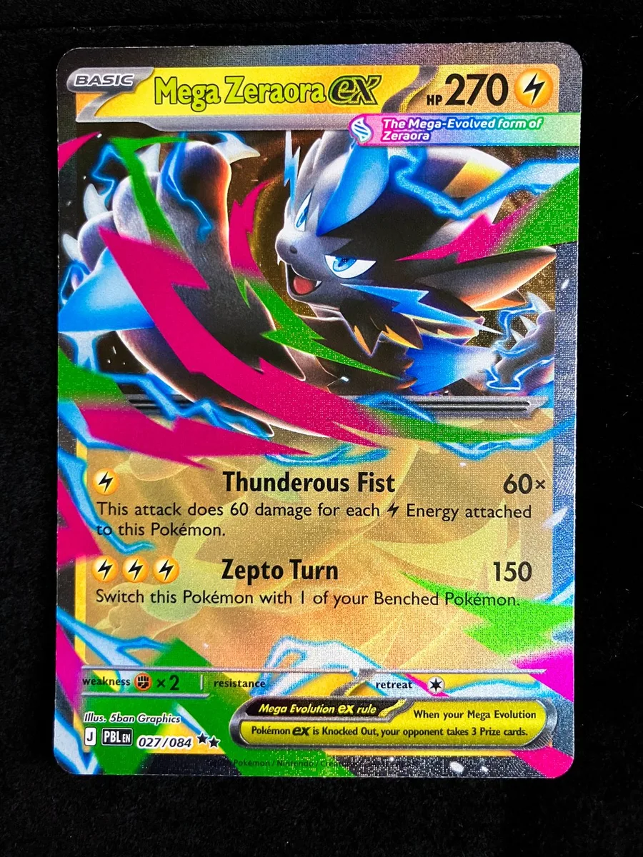 Mega Zeraora ex Pitch Black #27