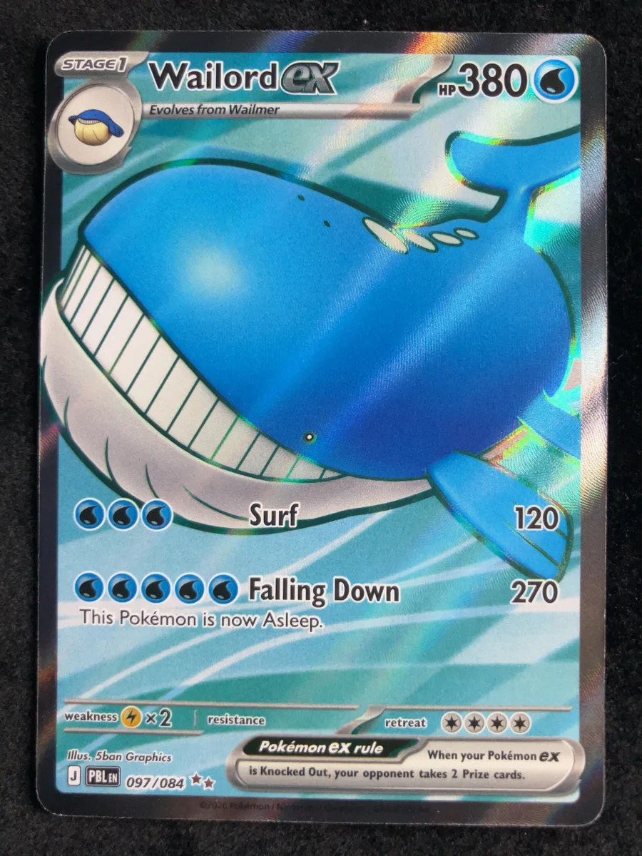 Wailord ex Pitch Black #97