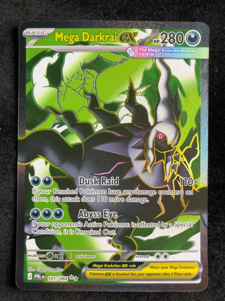 Mega Darkrai ex Pitch Black #101