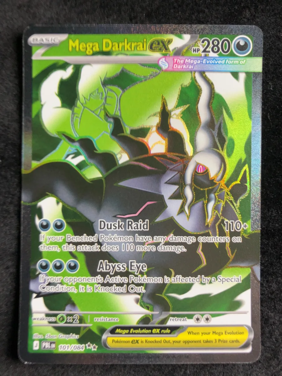 Mega Darkrai ex Pitch Black #101