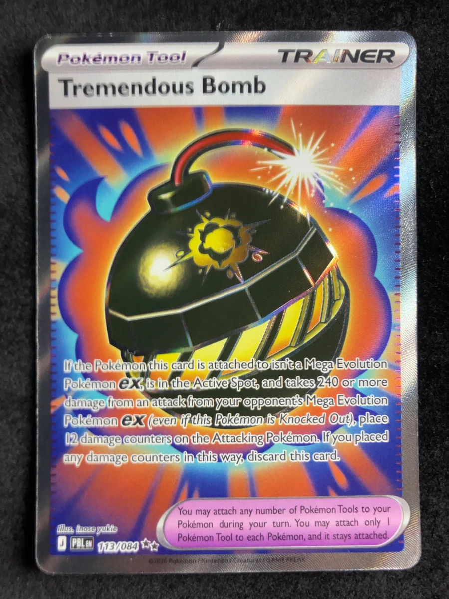 Tremendous Bomb Pitch Black #113